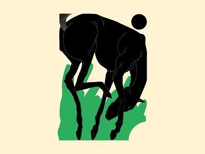 Wild horse abstract composition cut out daily illustation design graphic design horse horse illustration horse logo illustration laconic lines logo minimal poster print traditional wild wild horse