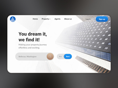 Real Estate Landing Page UI landing page product design real estate website ui ui ui design user experience user interface user interface design ux ux design