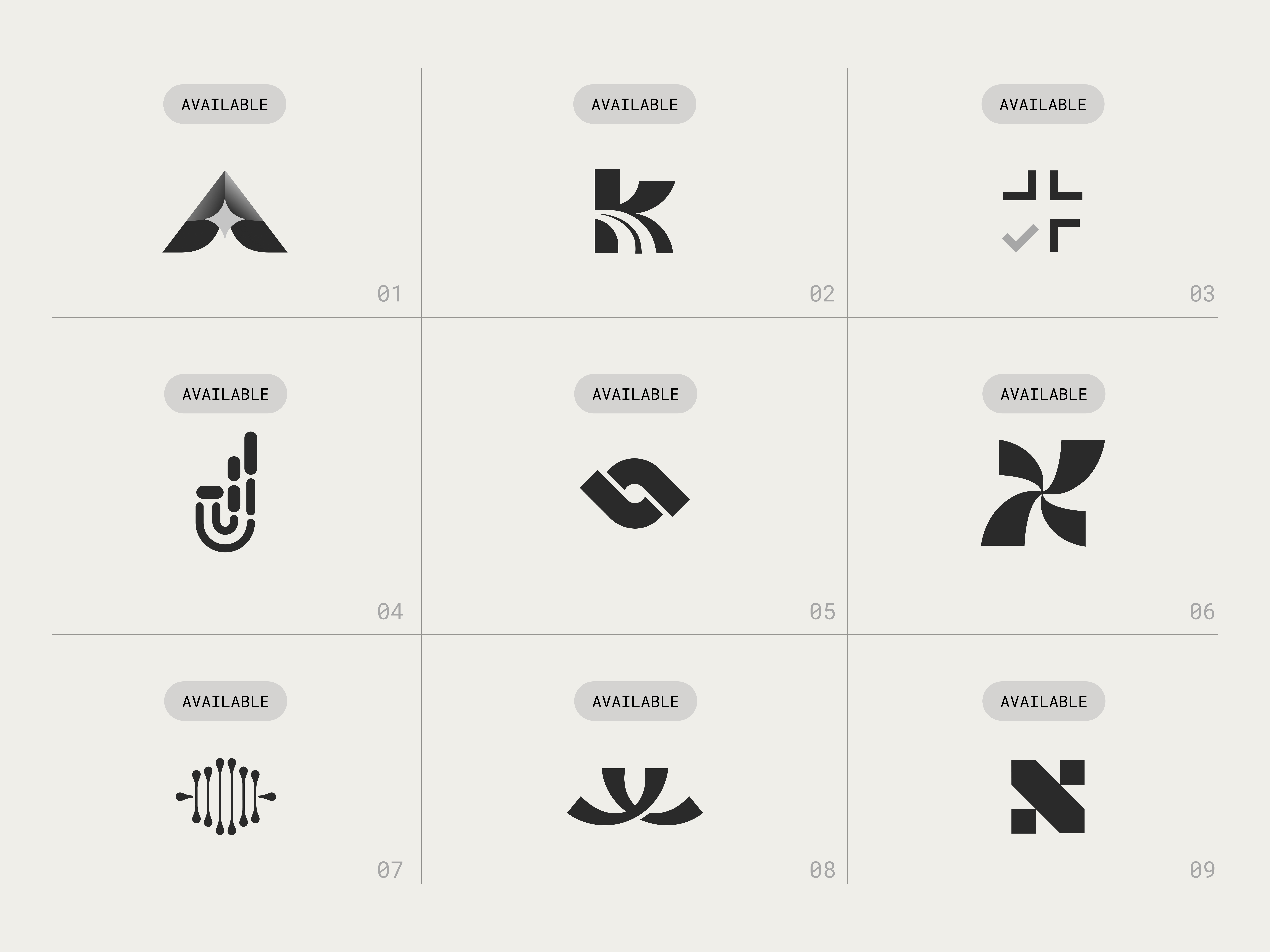 Ready-to-Own Logos 🔐 3d a letter a logo app branding check logo collection design graphic design icon illustration j logo k logo logo logo design n logo shapes ui vector x logo