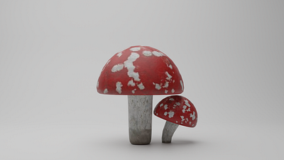 Blender | Mushroom | Champig 3d blender formation render rendu tuto tutorial vnib youtube