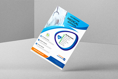 Medical Flyer Design 3d animation branding design flyer graphic design illustration logo medical flyer motion graphics ui vector