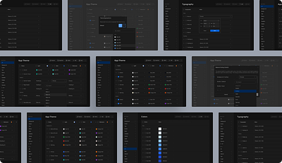 Advanced Theme Manager — Tokens, Rules & Instant Switching app theme dark theme manager ui