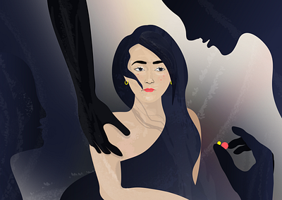 nightmares 2d art design digital digitalart graphic design illustration ui