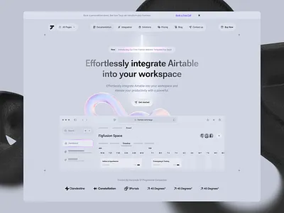 First Fold design framer hero template website