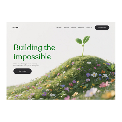 Outloud Design Agency Concept agency website app best ui design branding design illustration landingpagedesign logo ui website design