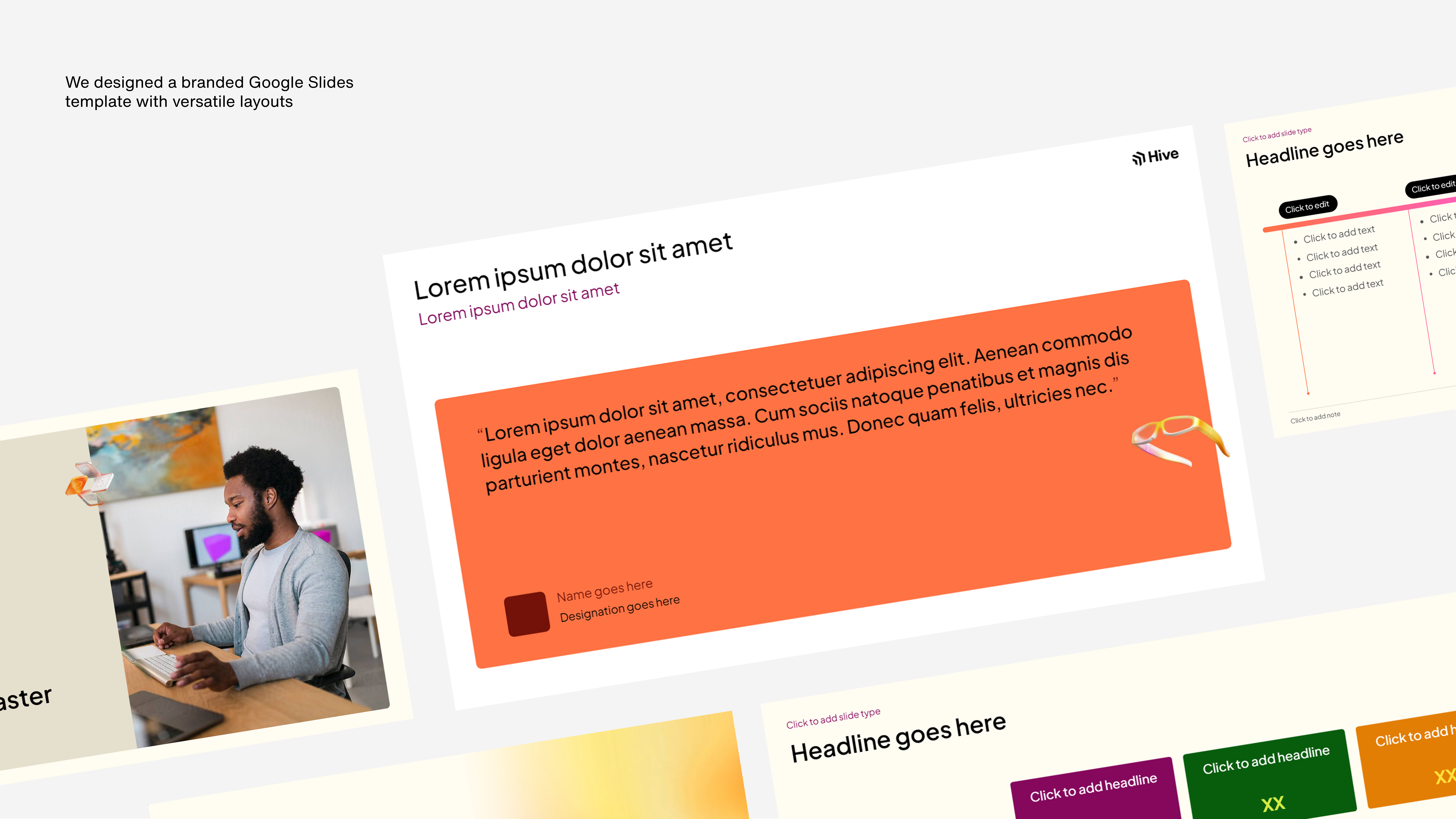 Example of Presentation Master Template