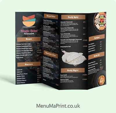 A4+ | Extended Menu | A4+ takeaway Menu | MenuMa Print leaflets online