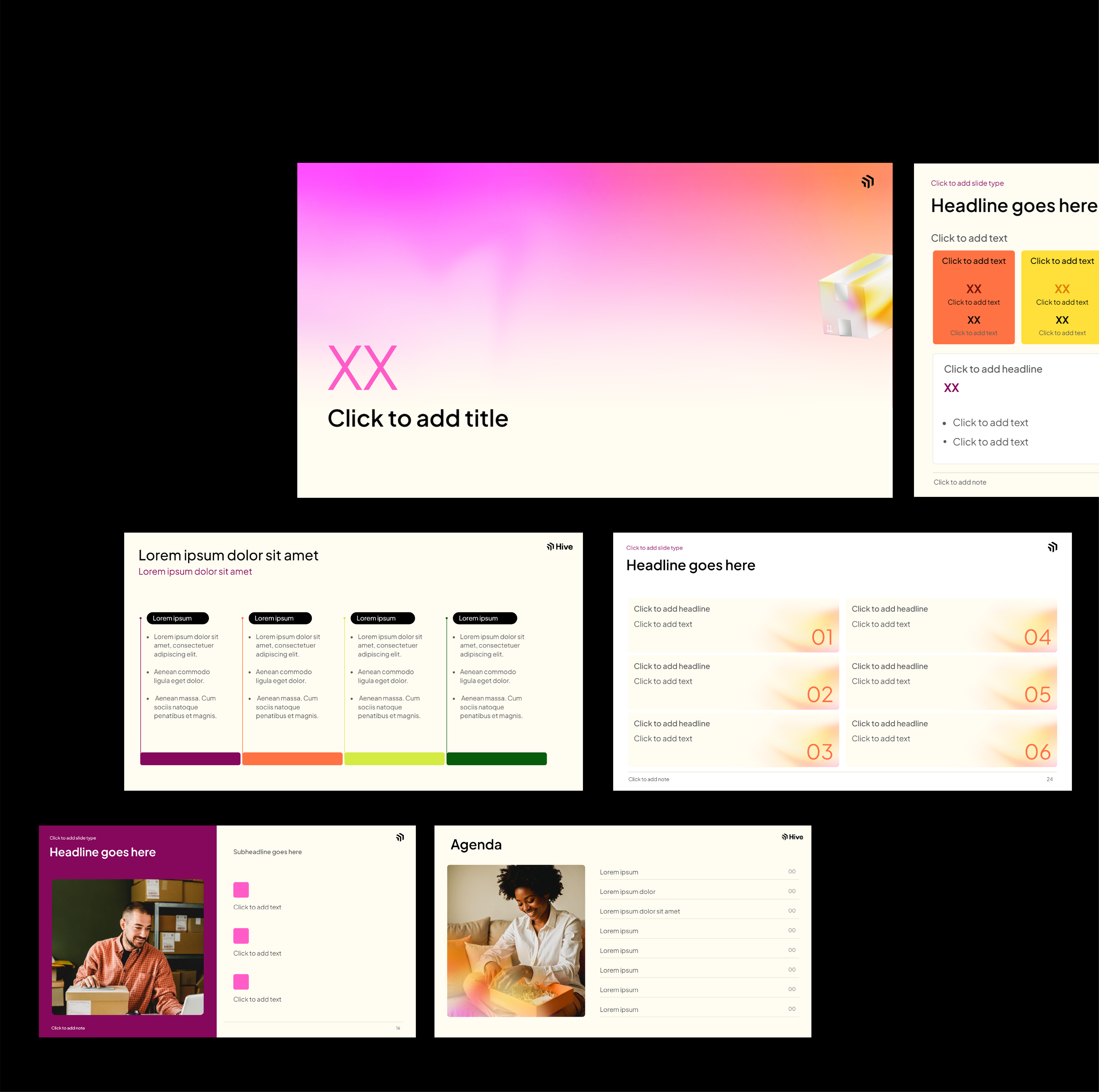 Example of Presentation Master Template