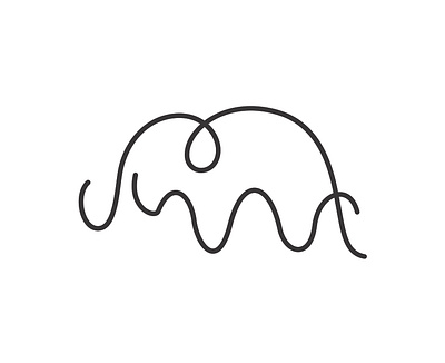 Icon one line art abstract design fine line illustration illustration art ink drawing line art logo design one line art outline art tatto vector victor art