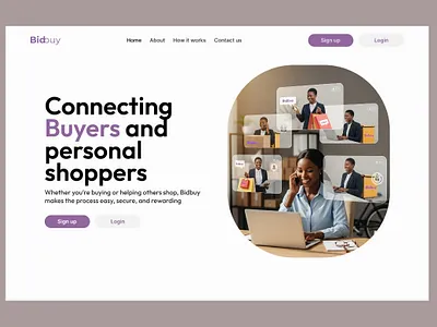 Responsive landing page
