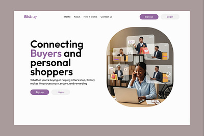 Responsive landing page