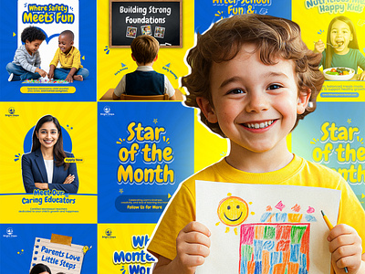 Child Care Social media post design | seamzone facebook ad facebook post instagram post instagram posts instagram stories instagram story template social media banner social media pack social media post social media templates