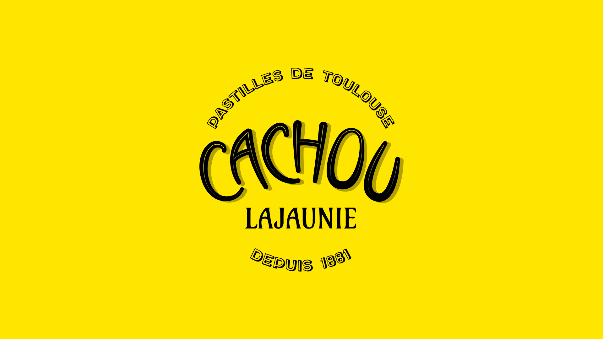 Cachou | Redesign bonbon brand design brand identity branding cachou candy design flat france graphic design illustration lettering logo logotype packaging redesign retro typeface vector vintage