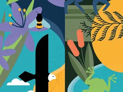 Biodiversity Days - UBC Botanical Garden biodiversity botanical branding design illustration nature vector