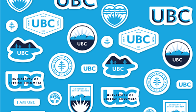 UBC Badges badge design icon illustration logo typography university vector