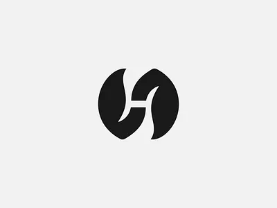 Homie Green ✱ Logomark combination community logo design h illustration leaf letter logo logo logo design mark minimalist modern nature negative space pictorial rotate simple symbol visual identity