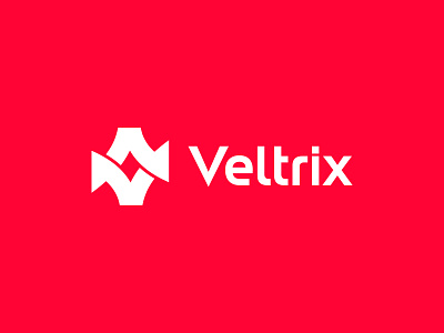 Veltrix Modern Logo Design abstract logo brand identity branding crypto logo design dynamic logo fintech logo futuristic logo growth logo innovative logo logo minimalist logo modern logo professional logo symbolic logo tech startup logo web3 logo
