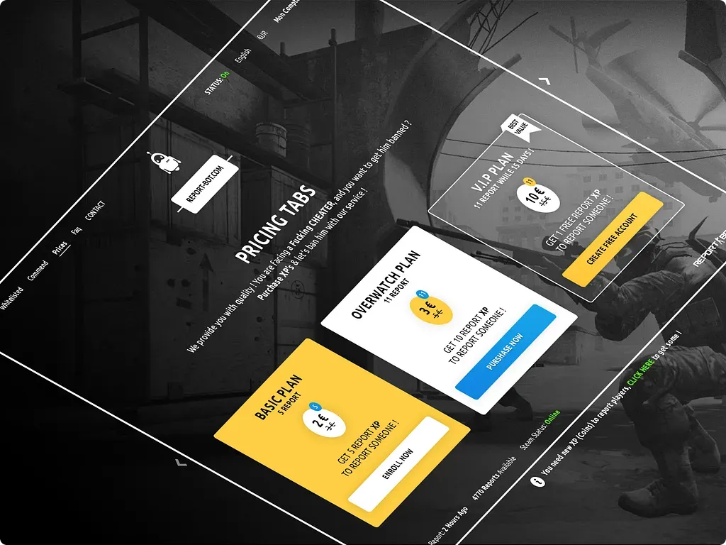 Report-Bot by Séraphin Brice UIX on Dribbble