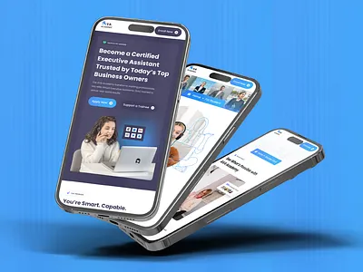 Ava Academy: EdTech Mobile UI apps design branding design edtech graphic design illustration landing page logo service uin ux design website website design
