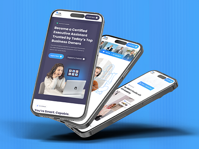 Ava Academy: EdTech Mobile UI apps design branding design edtech graphic design illustration landing page logo service uin ux design website website design