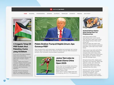 Classic Digital Newspaper layout magazine news newspaper retro trending ui design ux design