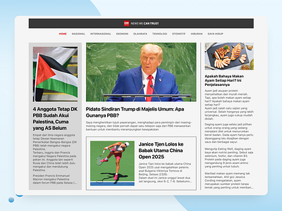 Classic Digital Newspaper layout magazine news newspaper retro trending ui design ux design