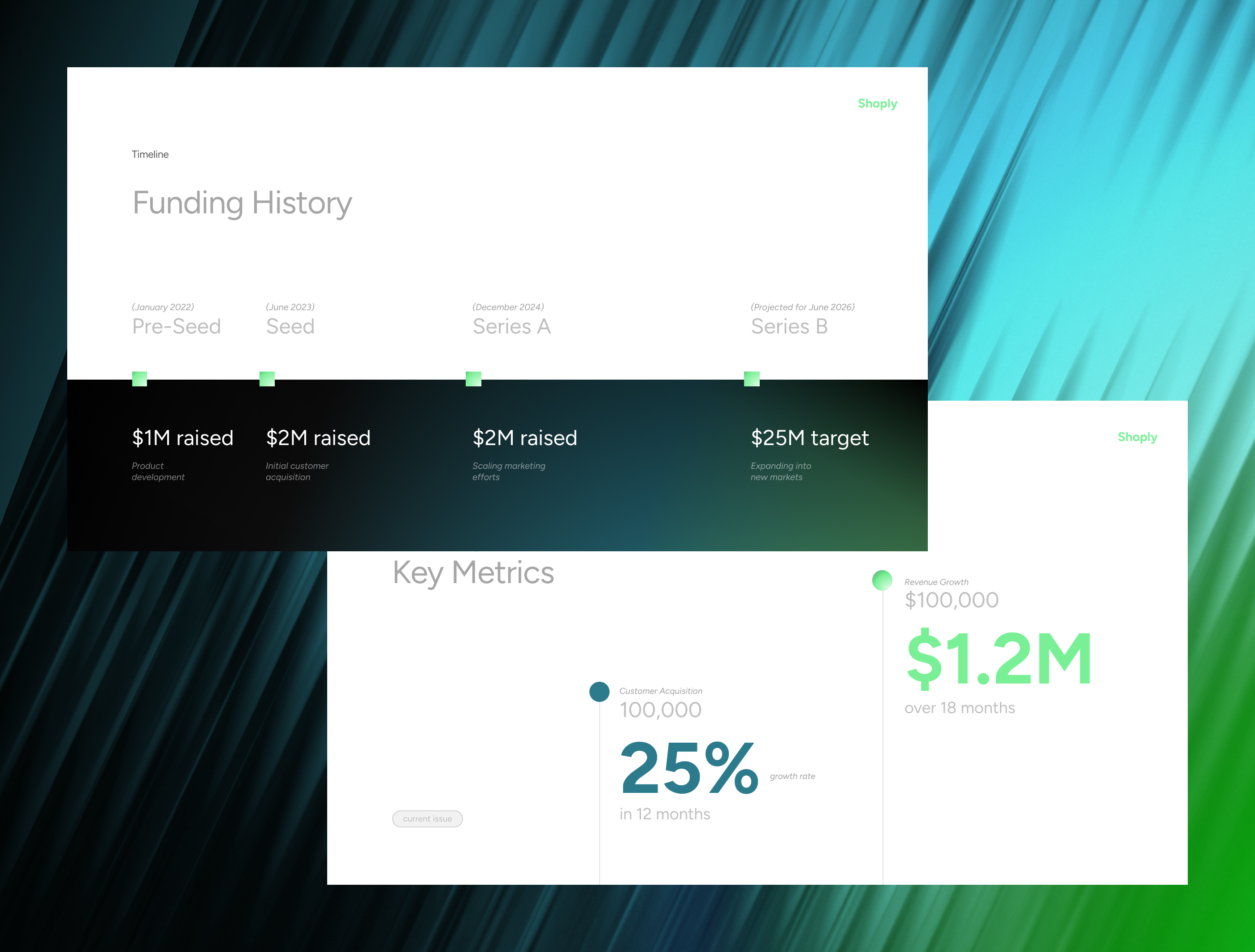 Example of Pitch Deck Design (Up To 20 Slides)
