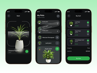 GreenLeaf – Smart Plant Care & Shopping App agriculture ai garden app eco friendly app farming farming mobile app flowers gardening gardeningappp green lifestyle app mobile mobile app mobile app design plant care app planting plantsshoppingapp shopping mobile app smart app smart garden tracker vegetable planner app