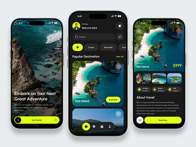 Travel Mobile App app design best app design booking app card ui discovery ios mobile mobile app mobile app design search tour travel travel agency travel app travel booking travelling trip ui ux
