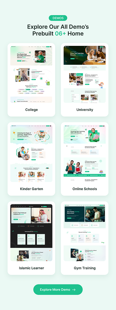 Education & Online Course WordPress Theme & Graphic Design beautiful design consulting design dreamit educate education figma design graphic design latest design latest work learning new design online course top design trending design uiux website website design wordpress xd design