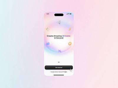 AI App Prototype ai animation app figma prototpye