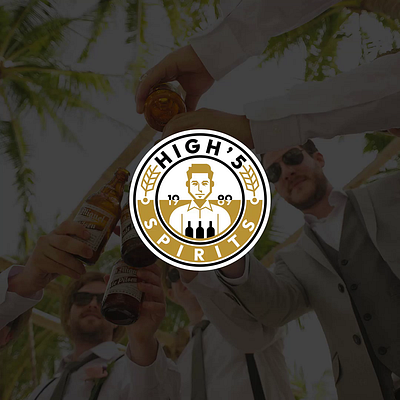 HIGH'S SPIRIT: Bold Mascot Logo for Beer Brand beer brand identity branding design design logo drink graphic design illustration logo logo design logos logotype mascot minimal minimal mascot modern modern mascot timeless ui