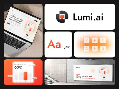 Lumi.ai brand identity branding design graphic design layo logo product typogtraphic ui ux website