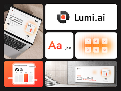 Lumi.ai brand identity branding design graphic design layo logo product typogtraphic ui ux website