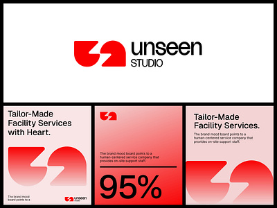 Unseen Studio agency bento bolt symbol brand identity branding clean logo concept creative mark idea lettermark logo logomark minimal modern negative space studio thunder icon u n s letter unseen visual identity