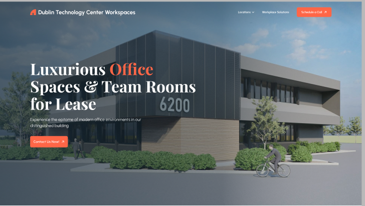 Dublin Technology Center 3d branding graphic design logo ui