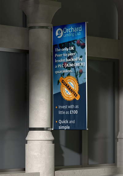 Banner Design For Orchard Lending Club banner design banners branding business banners creativedesign design graphic design illustration logo minimal design minimaldesign mohali typography