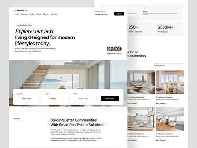 Real Estate Website airbnb booking figma landing page listing minimal design property property landing page real estate dashboard real estate landing page real estate website real estate website template realestate ui ui ux web web design web page website design