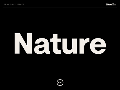 ZT Nature Free for All Licenses • Variable branding design font graphic design illustration logo sans serif typography vector