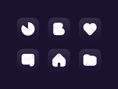 Kipe App Icons app icons applications book bookkeeping branding chat clean crm design documents file home iconography icons invoicing kipe paper fold records saas track