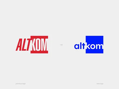 Altkom – rebranding brand identity brand strategy branding computer design graphic design it logo negative space new logo rebranding sans serif software software house tech typography