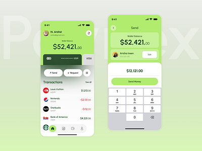 Finance - Mobile App finance finance app finance mobile app fintech app mobile mobile app wallet app