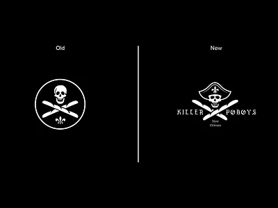 Killer Poboys Redesign art branding design graphic design illustration illustrator logo logo design minimal typography vector