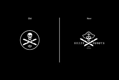 Killer Poboys Redesign art branding design graphic design illustration illustrator logo logo design minimal typography vector