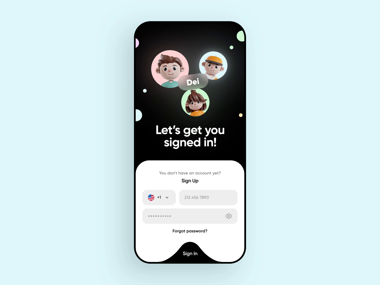 Example of Education App UI/UX Design – Animated Preview