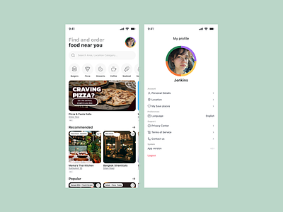 Delivery AppUI deliveryappui dribbble foodapp mobileux restaurantapp ui uiuxdesign