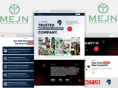 Digital Agency Website UI & UX Design 3d animation branding graphic design logo motion graphics ui