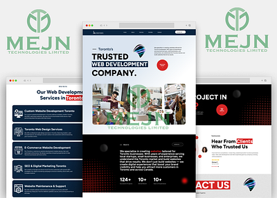Web Development Company Toronto Website UI & UX Design 3d animation branding graphic design logo motion graphics ui