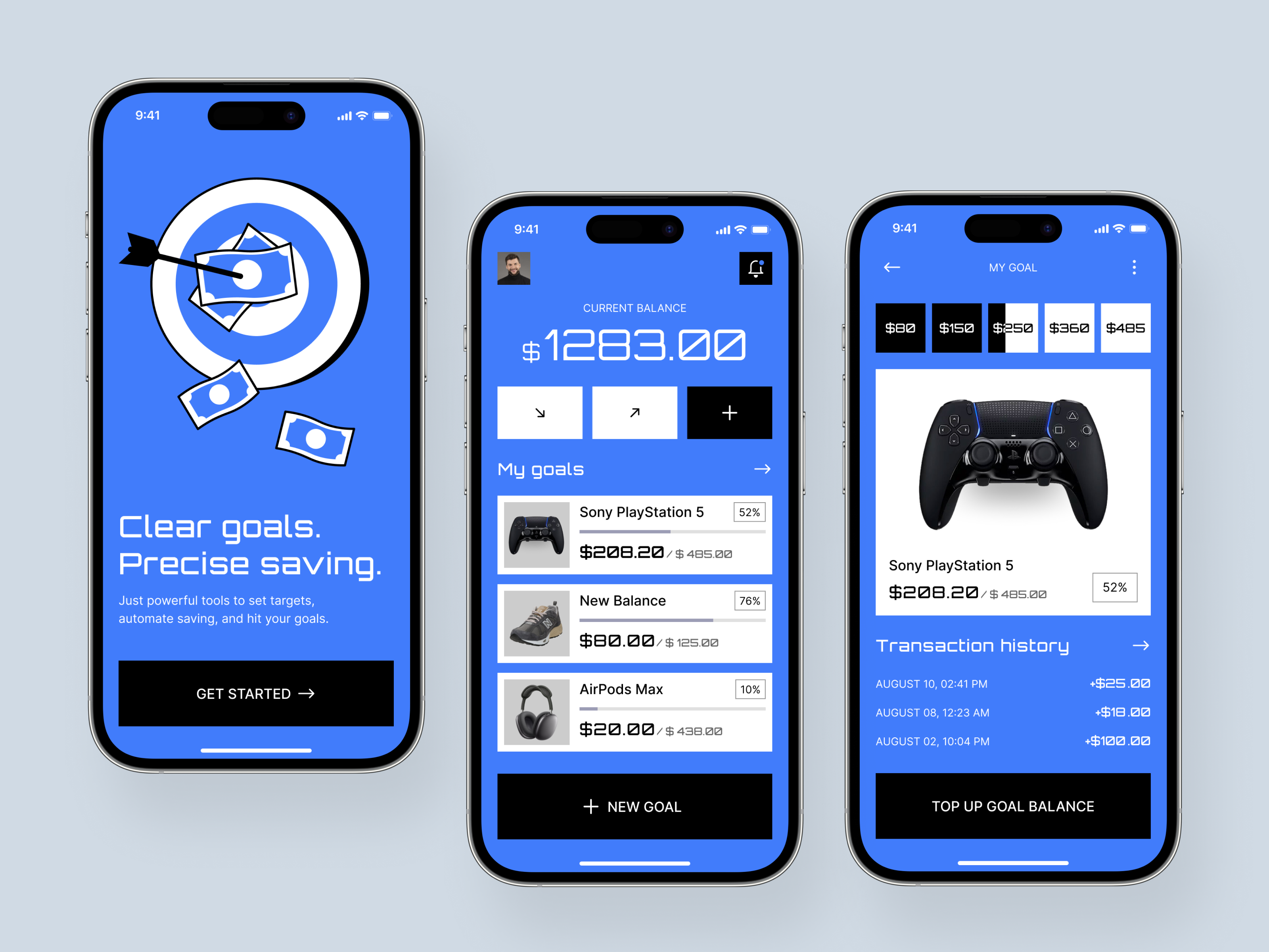 Fintech Mobile App for Smart Savings Goals