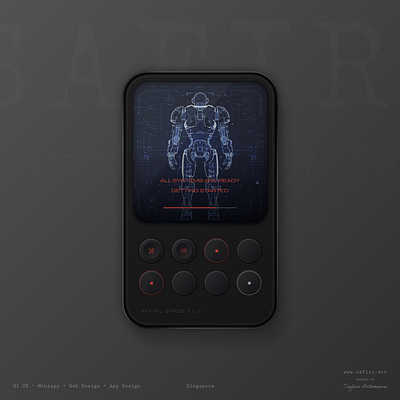 Safiru Space v1.2 appdesign premium uiux webdesign